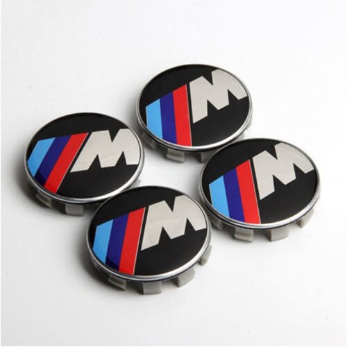 4X 68mm BMW ALLOY WHEEL CENTRE HUB CAPS M SPORT BADGES - Alloy Parts UK