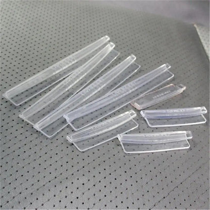 8 PCS Clip Model Anti-collision Strips Car Doors Anti-friction Strips Short/Long Anti-collision Strips For Auto Accessories