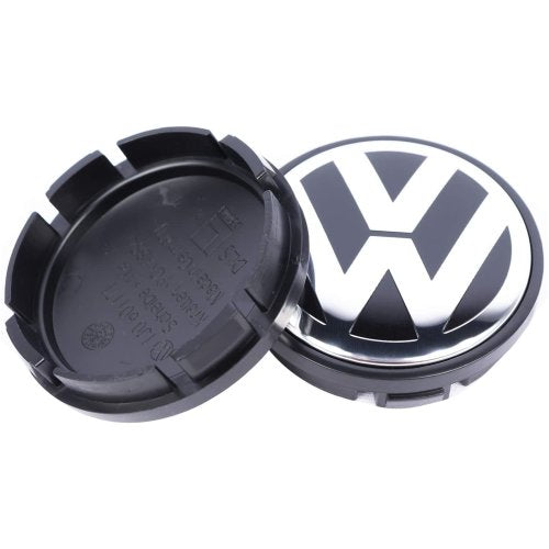 VW Car Wheel Centre Hub Caps 56mm 4 PCS For Jetta 1999-2009 Polo 2002-2015 - Alloy Parts UK